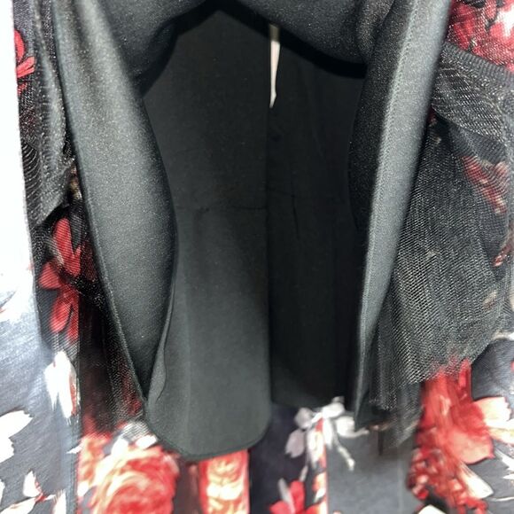 Speechless Girls Sparkling Lace-Floral Hi-Lo Formal Dress Sz 10 - Picture 5 of 13